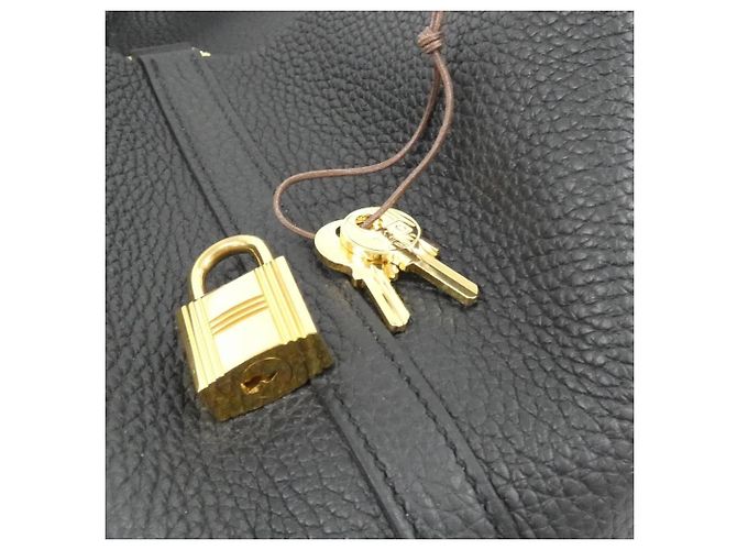 Hermès Hermes Picotin Lock MM Handtasche Schwarz - Ansicht 3