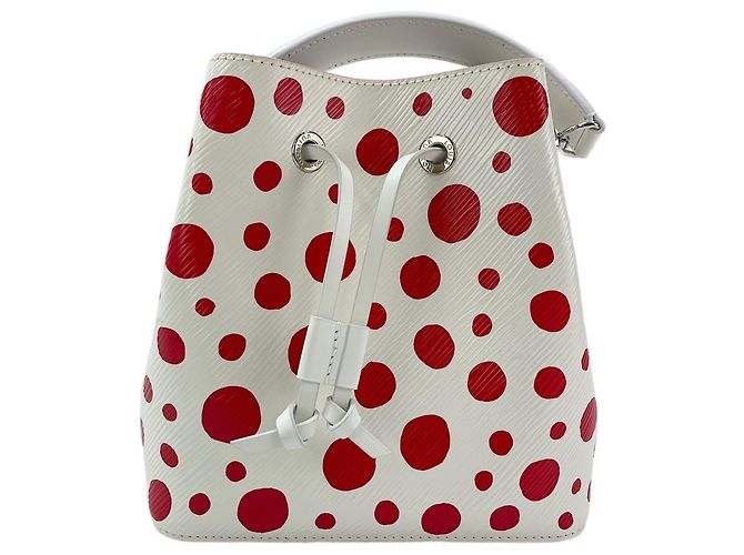 Néonoé Borsa Louis Vuitton x Yayoi Kusama Neo Noe BB Bianco - vista 2