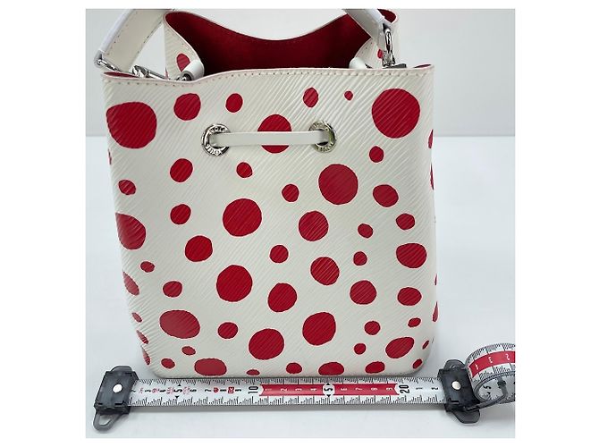 Néonoé Borsa Louis Vuitton x Yayoi Kusama Neo Noe BB Bianco - vista 4