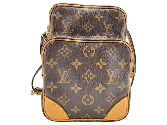 Borsa a Spalla Louis Vuitton Amazon Marrone Blu - vista 2
