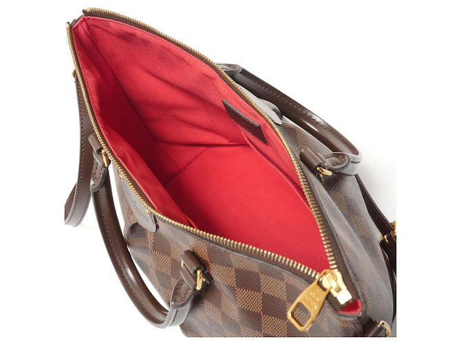 Borsa Louis Vuitton Damier Ebene Siena MM Marrone - vista 11