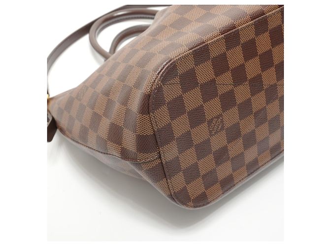 Borsa Louis Vuitton Damier Ebene Siena MM Marrone - vista 5