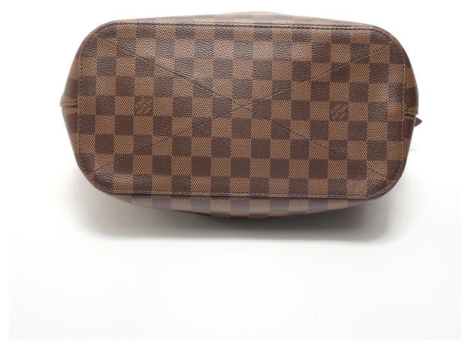 Borsa Louis Vuitton Damier Ebene Siena MM Marrone - vista 7