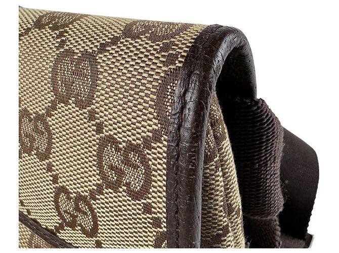 Marsupio Gucci GG Canvas marrone - vista 7