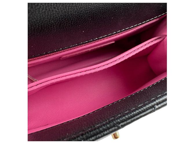 Timeless Borsa a mano/Borsa a tracolla in pelle Chanel XXS Nero Multicolore - vista 5
