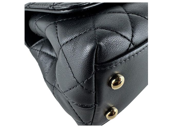 Timeless Borsa a mano/Borsa a tracolla in pelle Chanel XXS Nero Multicolore - vista 8