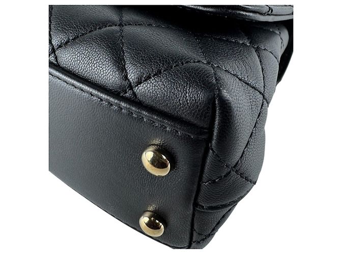 Timeless Borsa a mano/Borsa a tracolla in pelle Chanel XXS Nero Multicolore - vista 9