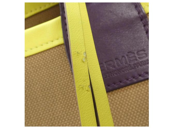 Hermès Hermes Steeple Handtasche Golden Dunkelviolett - Ansicht 7