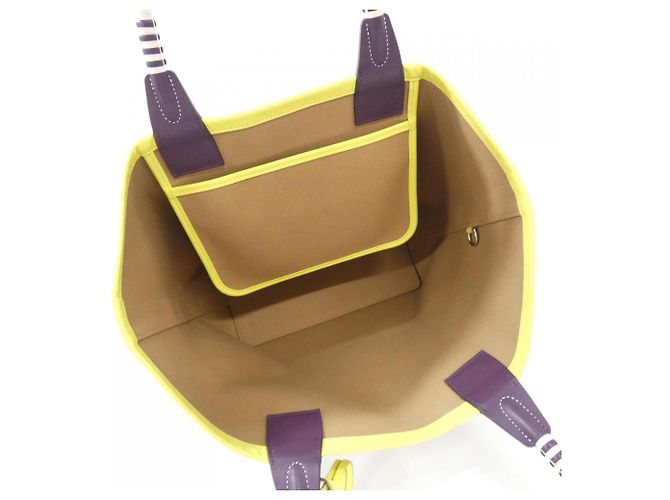 Hermès Hermes Steeple Handtasche Golden Dunkelviolett - Ansicht 9