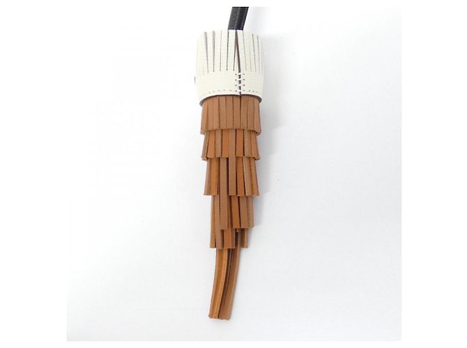 Hermès Hermes Chouette 085001CA Handtaschenanhänger Schwarz Golden - Ansicht 3