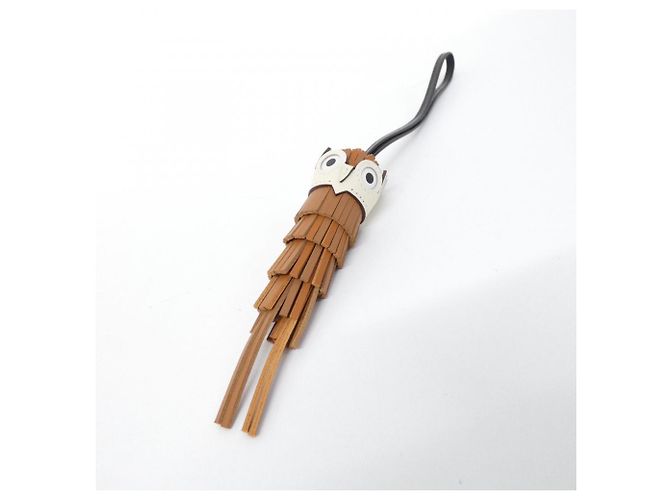 Hermès Hermes Chouette 085001CA Handtaschenanhänger Schwarz Golden - Ansicht 4