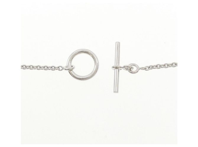 Hermès Hermes Halskette aus 18K Weißgold und Diamanten - Ansicht 5