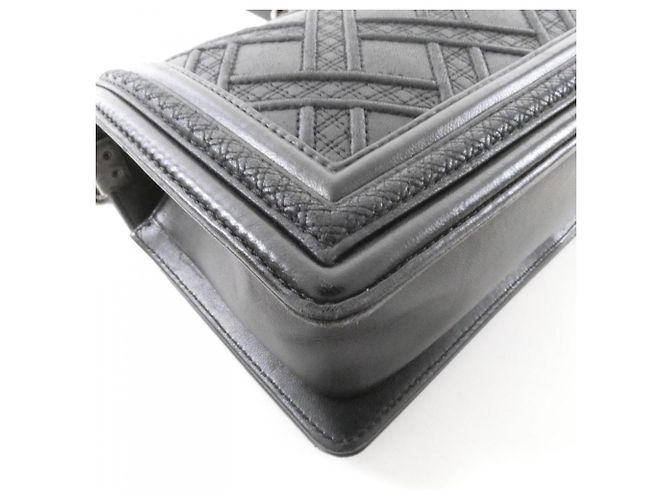 Bolso de Hombro Chanel Boy Line Negro - vista 3