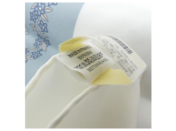 Silk In Hermès Sciarpa in seta Hermes BRIDES DE GALA EN FLEURS Bianco - vista 3