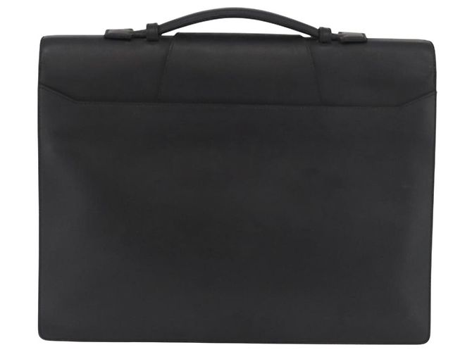 Cartier Vintage Briefcase Leather Noir - vue 2
