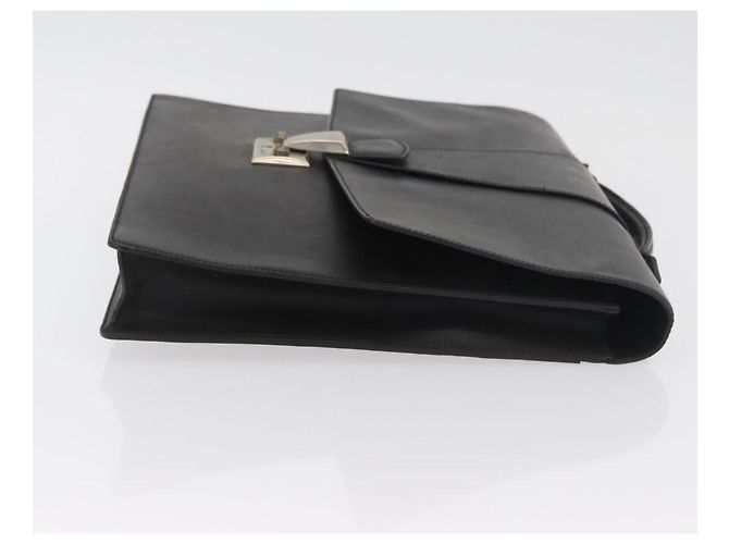 Cartier Vintage Briefcase Leather Noir - vue 3