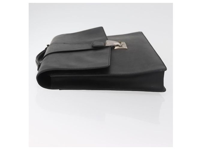 Cartier Vintage Briefcase Leather Noir - vue 4
