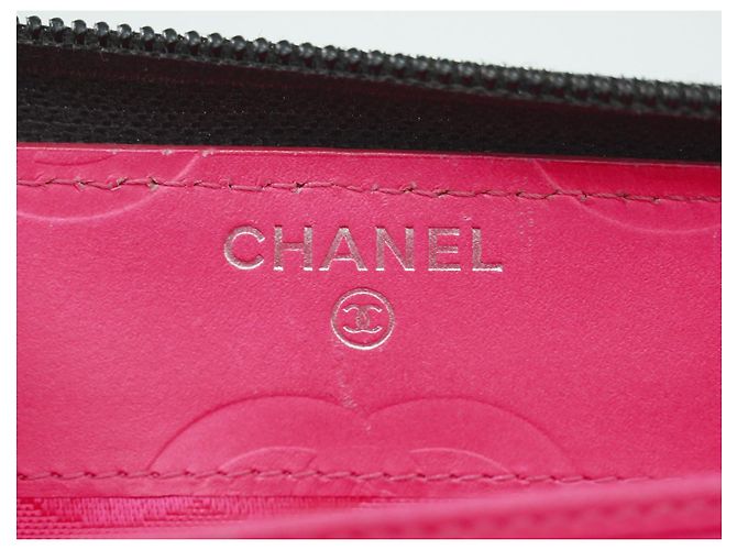 Chanel Cambon Zip Around gestepptes Lammleder Long Schwarz - Ansicht 5