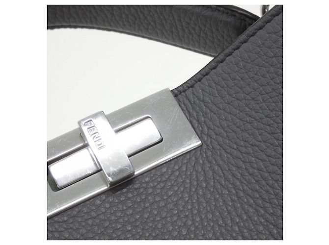 Borsa Fendi Peekaboo X-LITE Small Marrone - vista 4