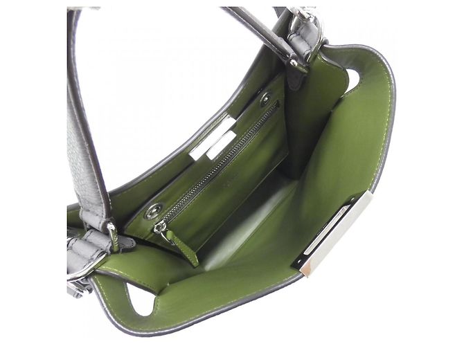 Borsa Fendi Peekaboo X-LITE Small Marrone - vista 6