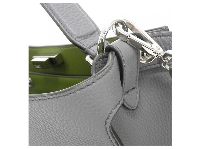 Borsa Fendi Peekaboo X-LITE Small Marrone - vista 9
