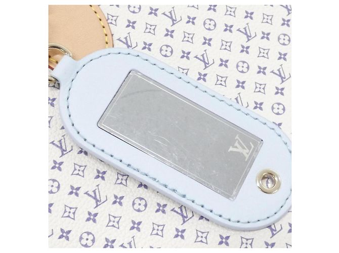 Borsa Louis Vuitton LV Romance OnTheGo Bianco Blu - vista 3