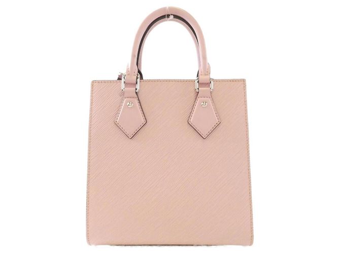 Borsa Louis Vuitton Epi Sac Plat BB Rosa - vista 2