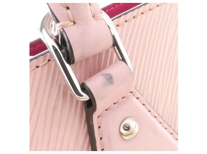 Borsa Louis Vuitton Epi Sac Plat BB Rosa - vista 6