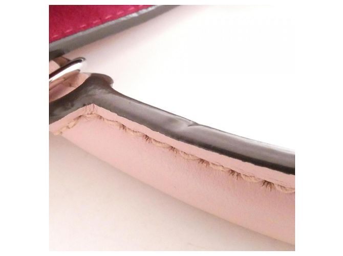 Borsa Louis Vuitton Epi Sac Plat BB Rosa - vista 7