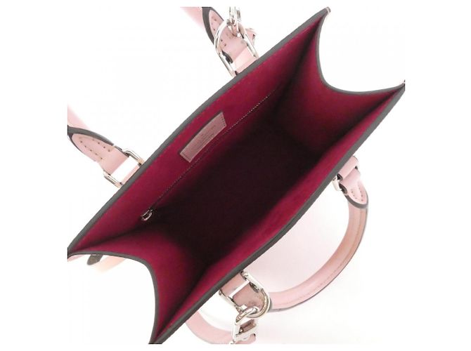 Borsa Louis Vuitton Epi Sac Plat BB Rosa - vista 8
