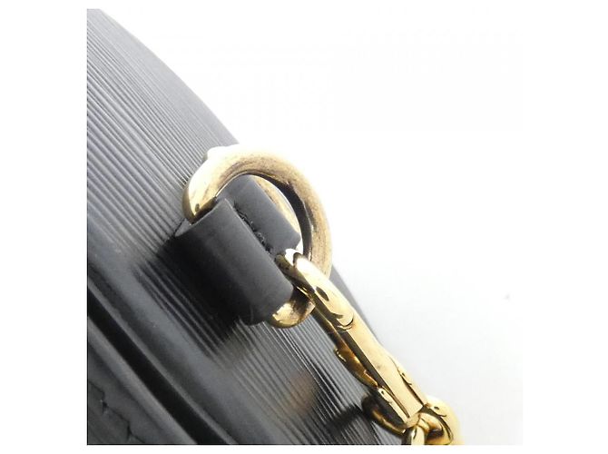 Borsa a tracolla bauletto Louis Vuitton Epi Papillon Nero - vista 5