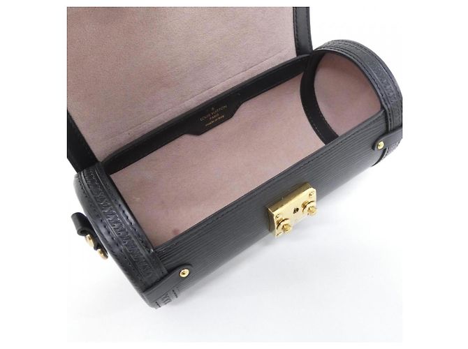 Borsa a tracolla bauletto Louis Vuitton Epi Papillon Nero - vista 7
