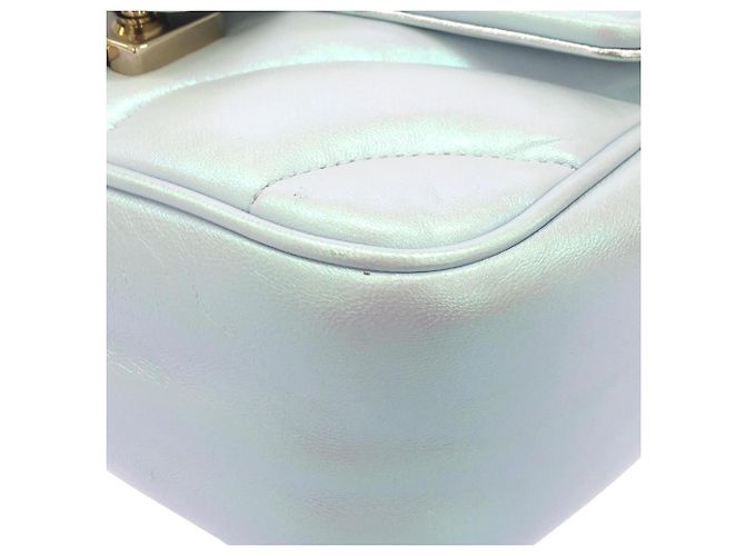 Borsa a Spalla Gucci GG Marmont Blu Blu chiaro - vista 3