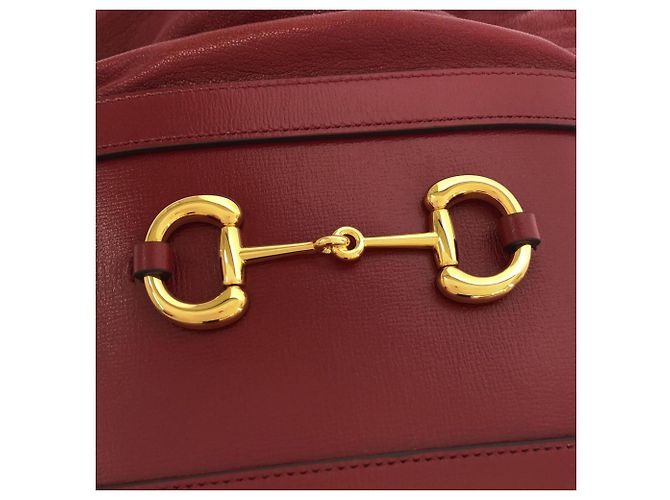 Borsa a tracolla Gucci HORSEBIT 1955 Rosso - vista 4