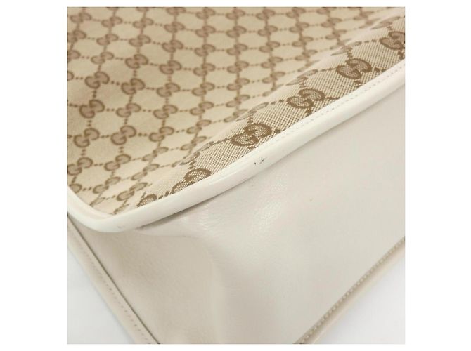 Borsa Gucci HORSEBIT 1955 Bianco Beige - vista 3