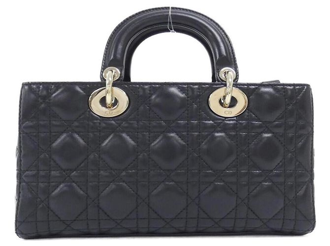 Borsa Christian Dior Lady D-Joy Medium Nero - vista 2