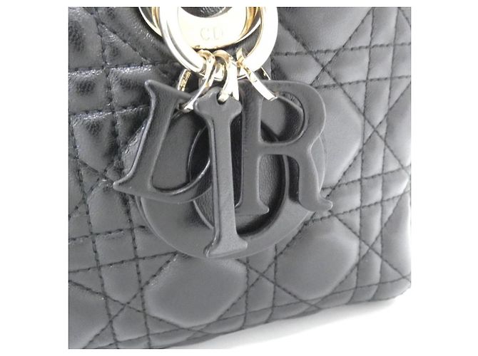 Borsa Christian Dior Lady D-Joy Medium Nero - vista 4