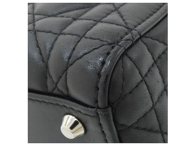 Mini borsa Lady Christian Dior Nero - vista 3