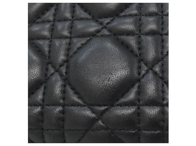Mini borsa Lady Christian Dior Nero - vista 6