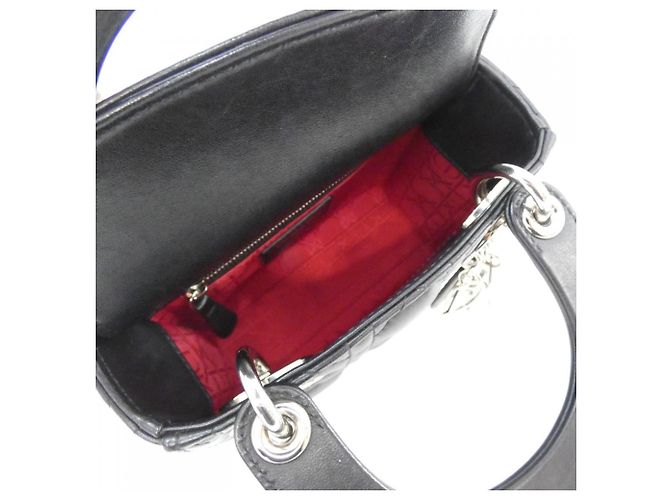 Mini borsa Lady Christian Dior Nero - vista 9