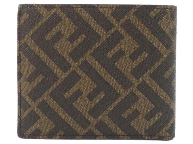 Cartera Bi-Fold Fendi ROMA Castaño - vista 2