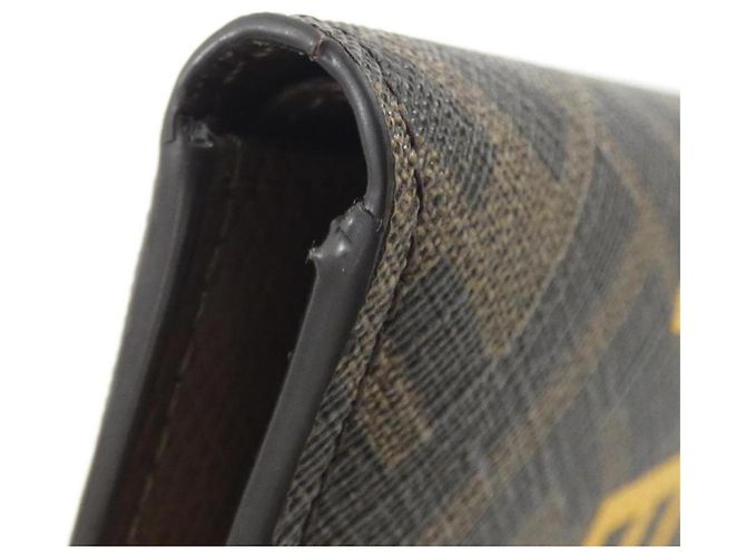Cartera Bi-Fold Fendi ROMA Castaño - vista 3