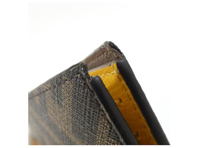 Cartera Bi-Fold Fendi ROMA Castaño - vista 5