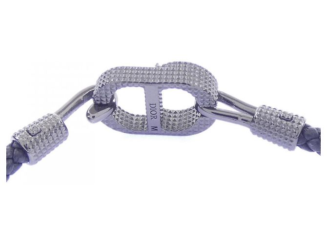 Bracciale charm nero Christian Dior - vista 3