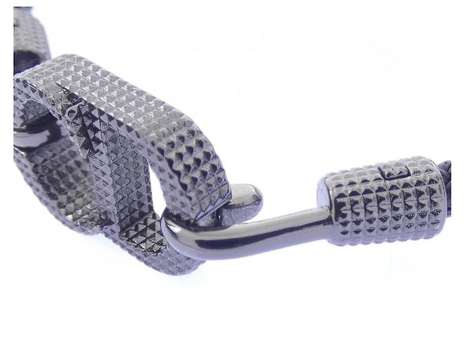 Bracciale charm nero Christian Dior - vista 4