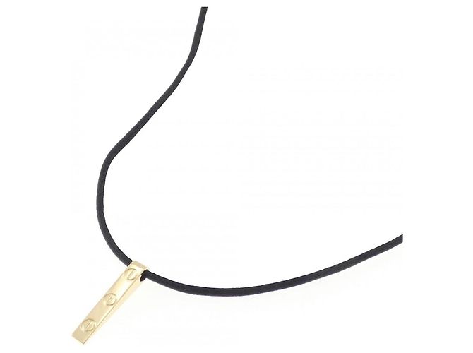 Collar Cartier Love Plate Amarillo - vista 2