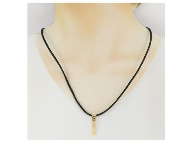 Collar Cartier Love Plate Amarillo - vista 6