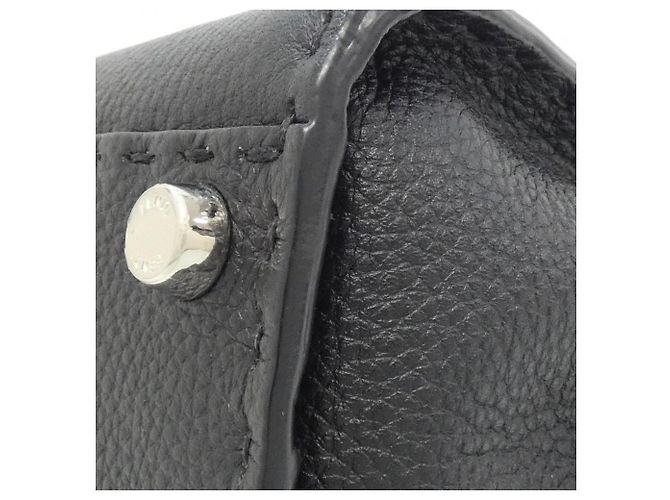 Borsa Fendi SELLERIA Peekaboo Mini Nero - vista 2