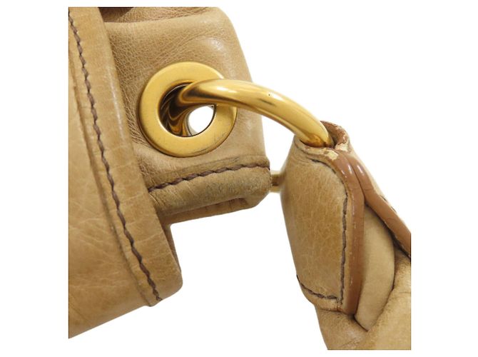 Miu Miu 2-Way Tote Bag Beige - Ansicht 14