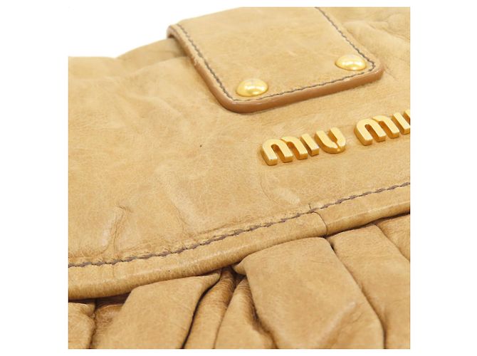 Miu Miu 2-Way Tote Bag Beige - Ansicht 16
